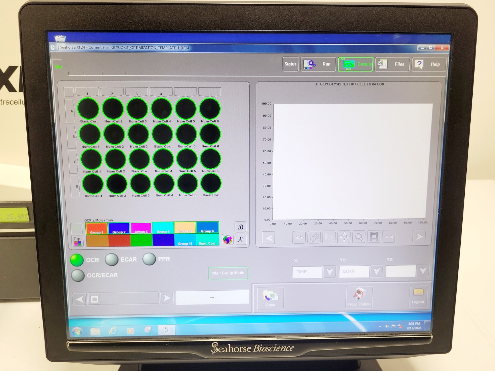 Image of Seahorse Bioscience XF24 Extracellular Flux Analyser W/ PC and Software