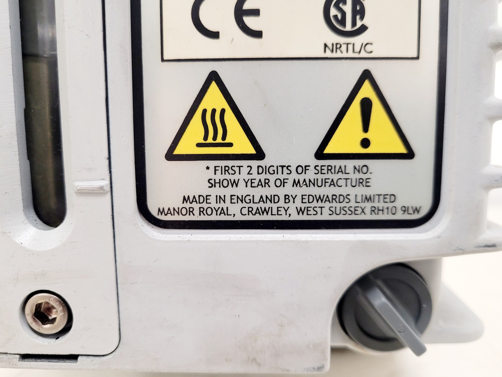 Image of Edwards RV5 Rotary Vane Vacuum Pump 