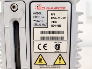 Thumbnail image of Edwards RV5 Rotary Vane Vacuum Pump 