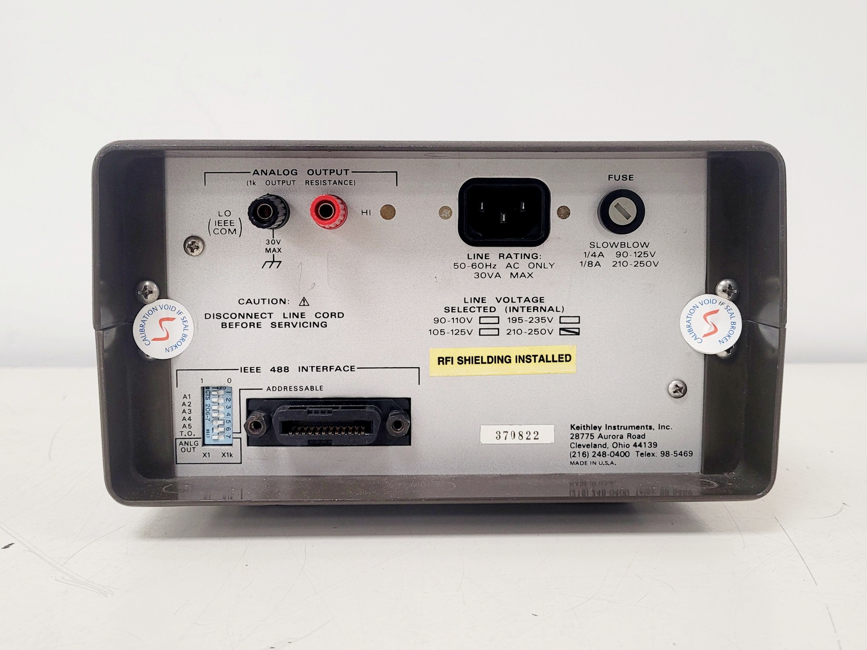 Image of Keithley Instruments 181 Nanovoltmeter Lab