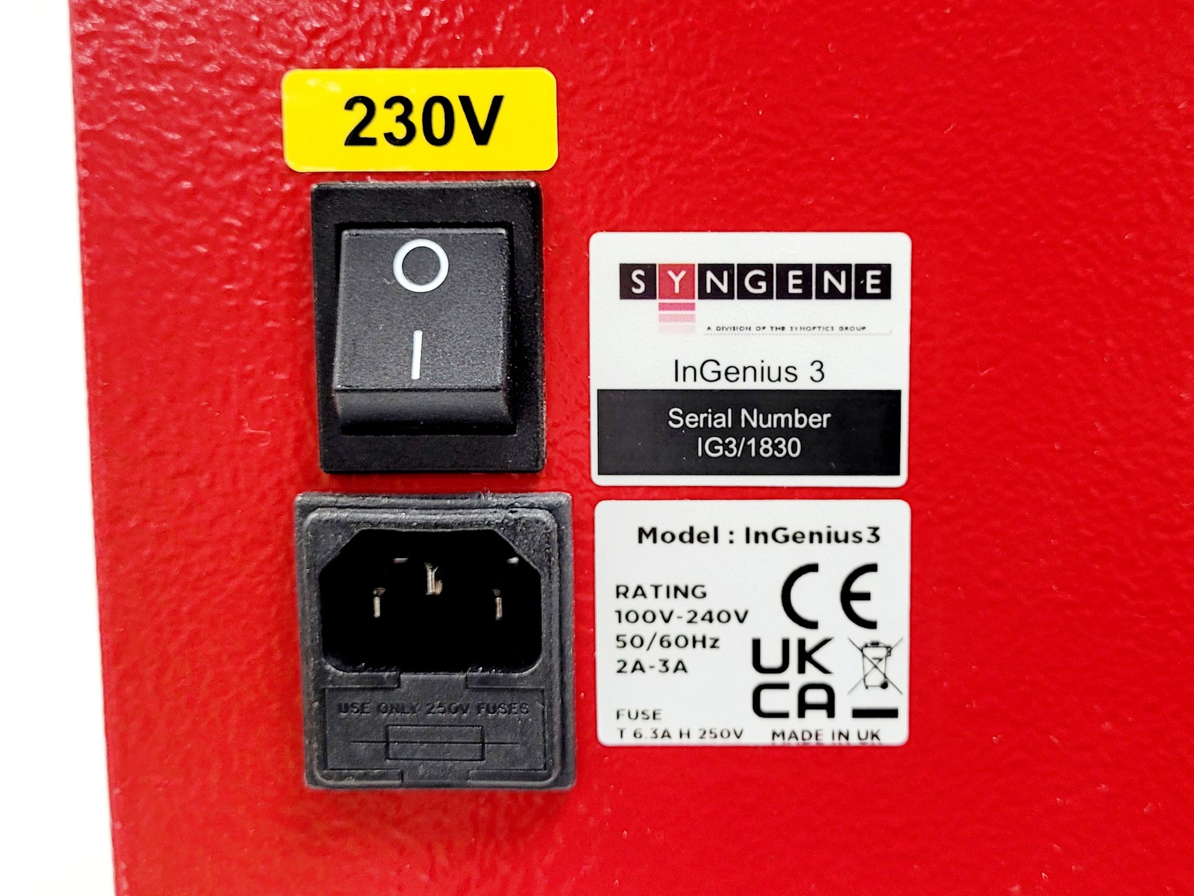 Image of Syngene InGenius 3 Gel Imaging System Lab