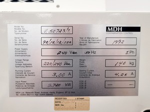 Thumbnail image of Microflow Class 2 Biological Safety Cabinet Model No. M50723/1
