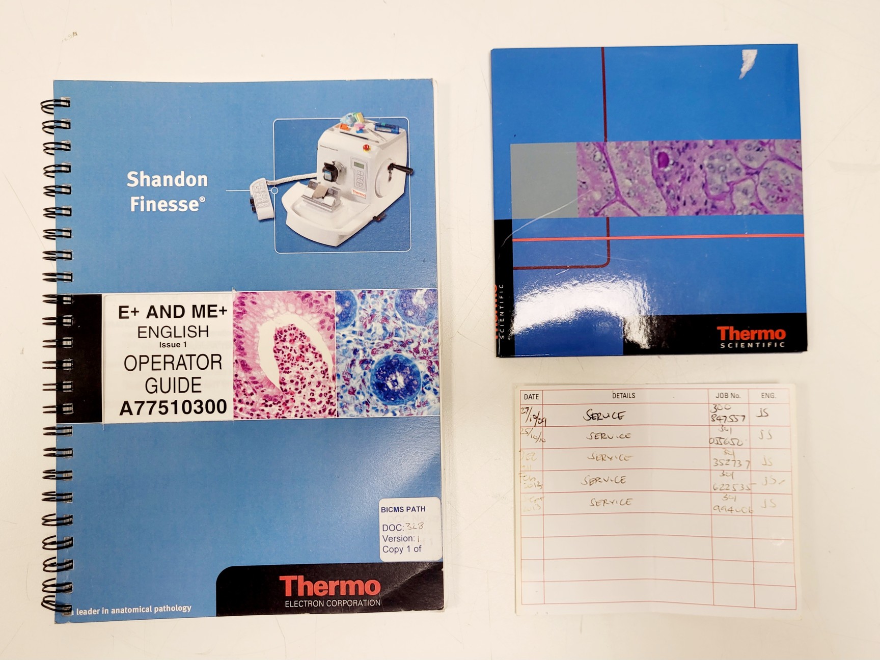 Image of Thermo Scientific Shandon Finesse E + Rotary Microtome with Cover