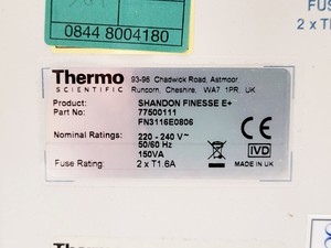 Thumbnail image of Thermo Scientific Shandon Finesse E + Rotary Microtome with Cover