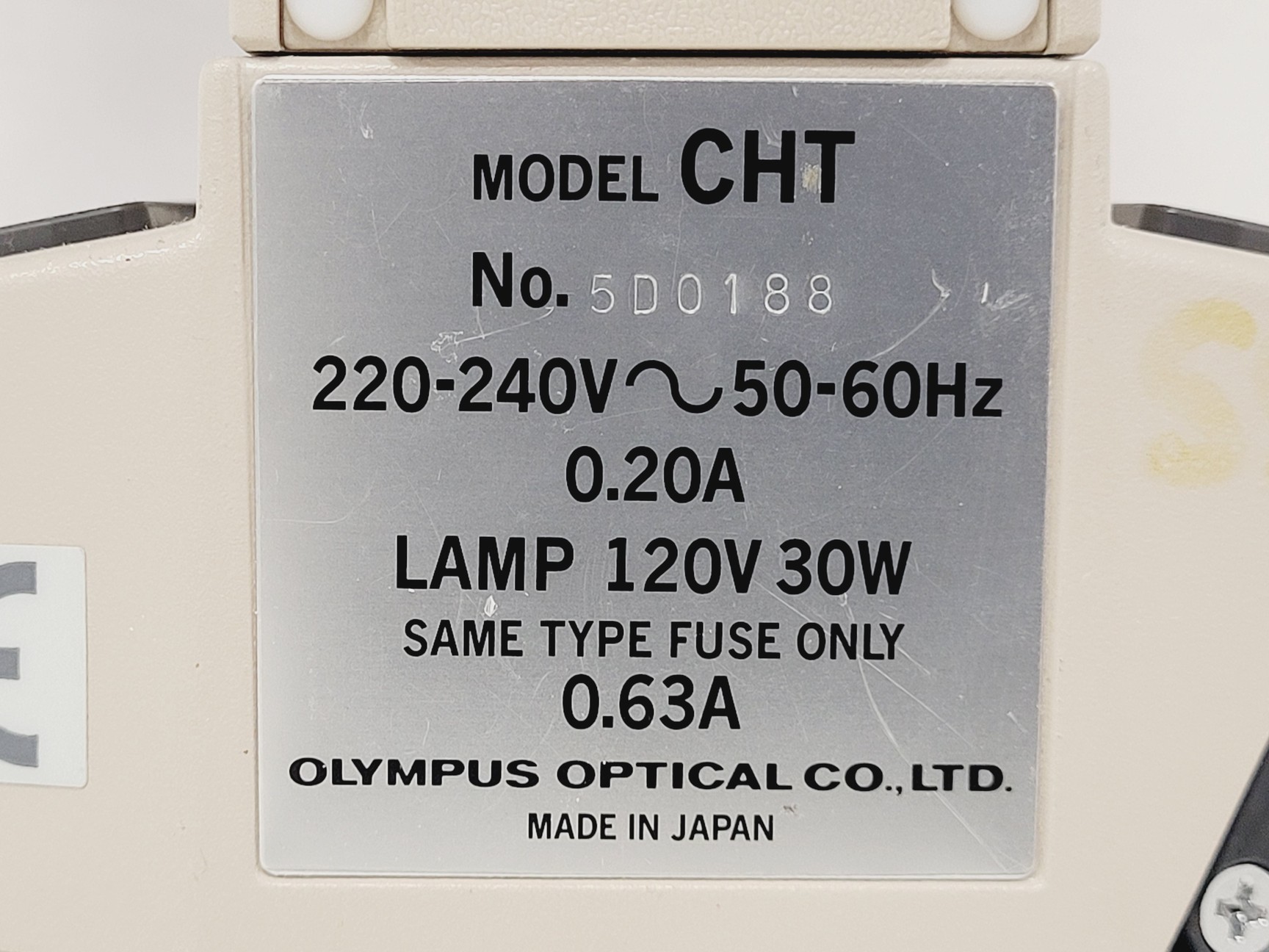 Image of Olympus CHT CH-2 Compound Microscope W/ 0.10/0.25/0.65 Objectives