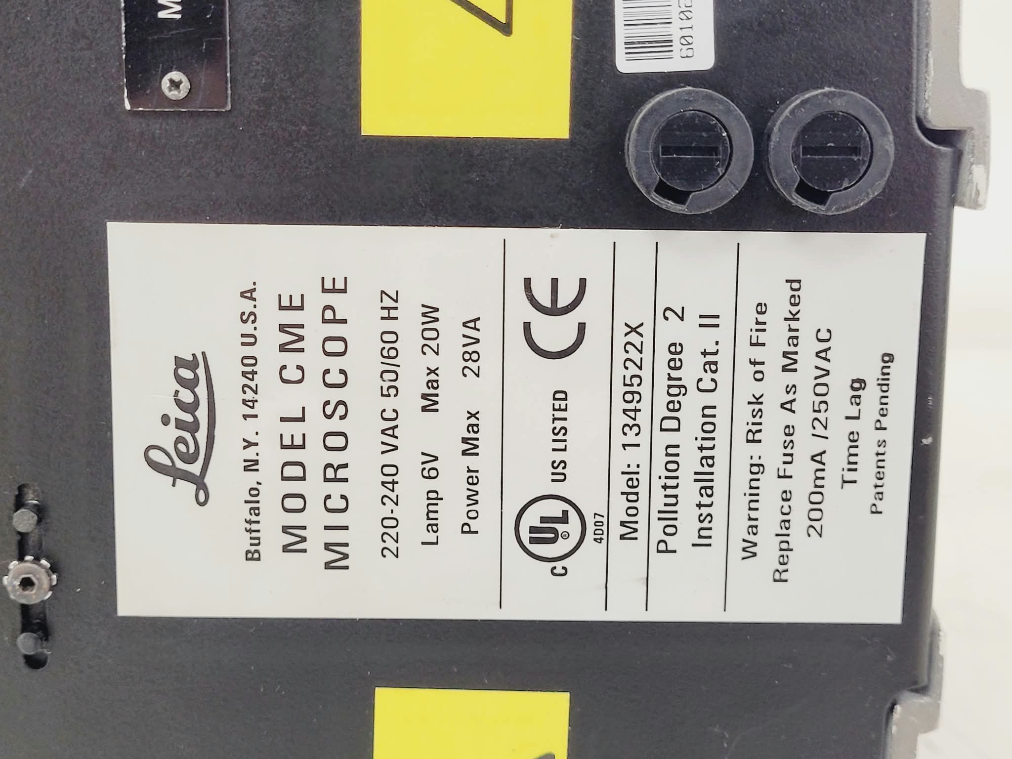 Image of Leica CME Compound Microscope W/ 4x/10x/40x/100x Objectives