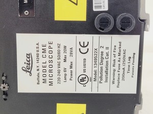 Thumbnail image of Leica CME Compound Microscope W/ 4x/10x/40x/100x Objectives