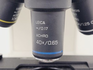 Thumbnail image of Leica DME Compound Microscope W/ 10x/40x/100x Objectives Lab
