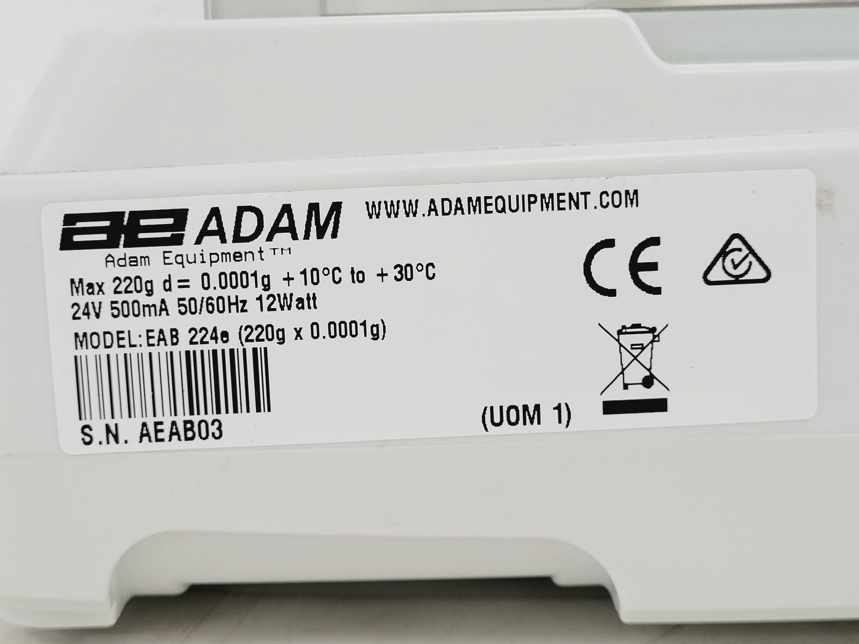 Image of Adam Equipment Equinox EAB 224e Weighing Scales