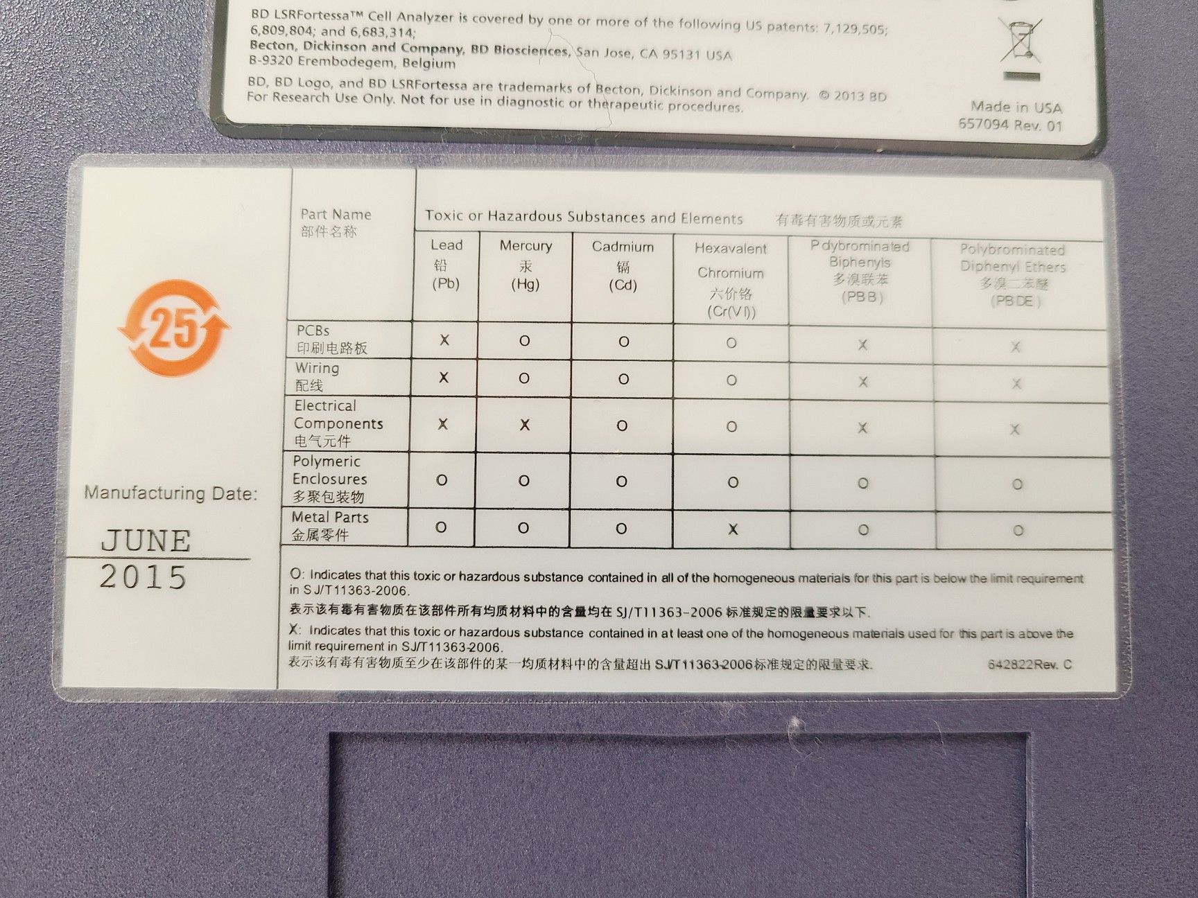 Image of BD LSRFortessa X-20 Special Order System W/ Facsflow Supply System