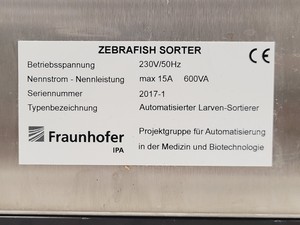 Thumbnail image of Fraunhofer Zebrafish Sorter Zebrafish Egg Sorter System Lab