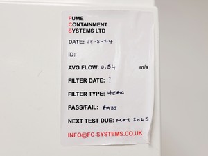 Thumbnail image of Monmouth Scientific VLF650E Circulaire VLF 50 Benchtop Laminair Flow Cabinet