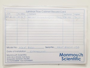 Thumbnail image of Monmouth Scientific VLF650E Circulaire VLF 50 Benchtop Laminair Flow Cabinet