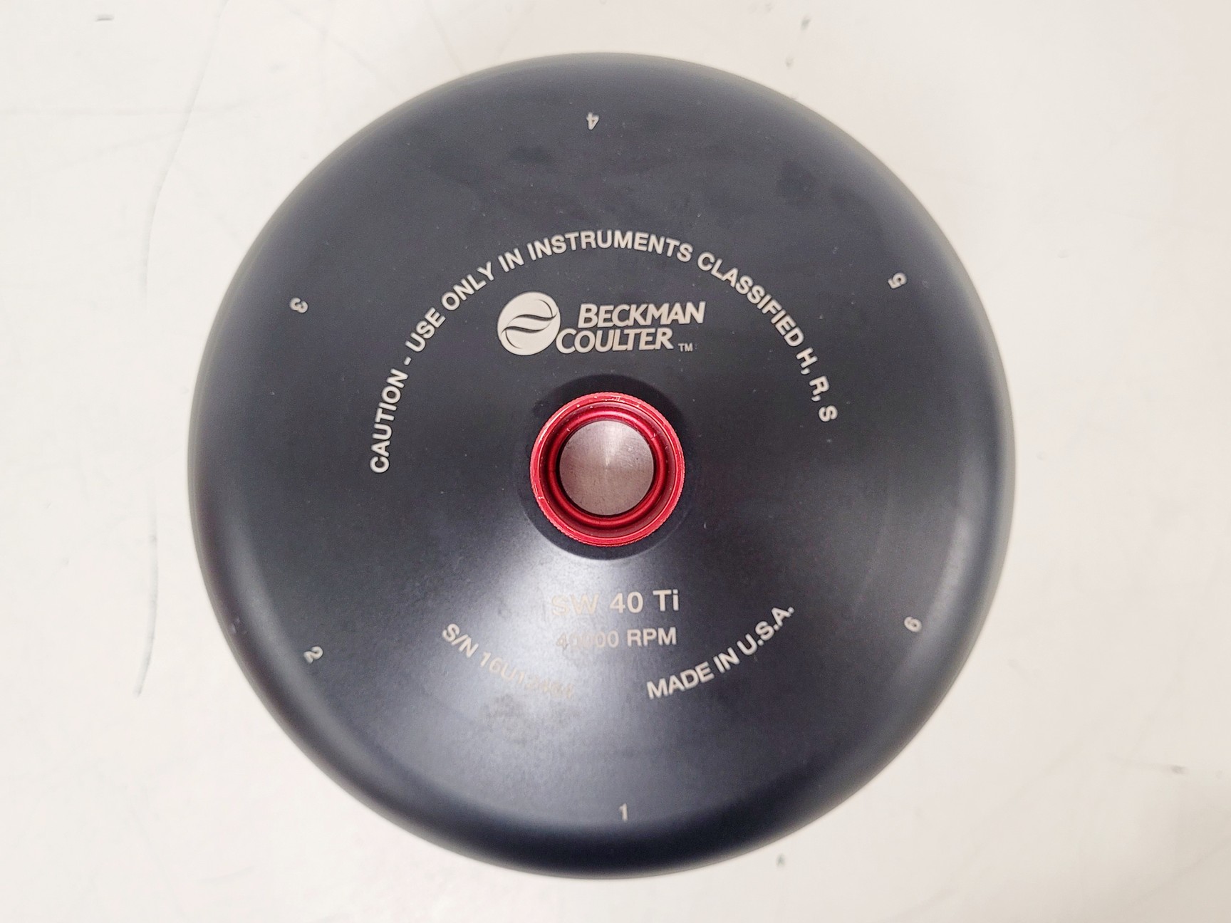 Image of Beckman Coulter SW 40 Ti 40000 RPM Swinging Bucket Rotor W/ SW-41 Rotor Buckets