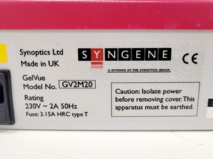 Thumbnail image of Syngene Multigenius Bio Imaging System W/ PC & Software Lab