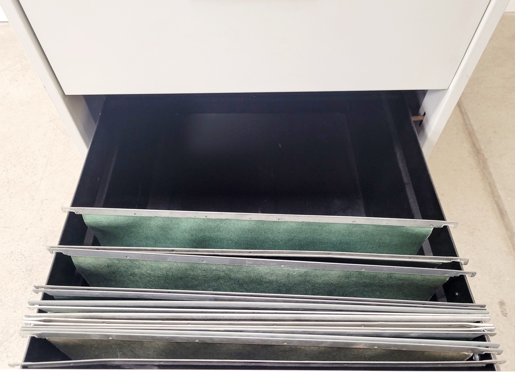 Image of Grey 4 Drawer Filing Cabinet