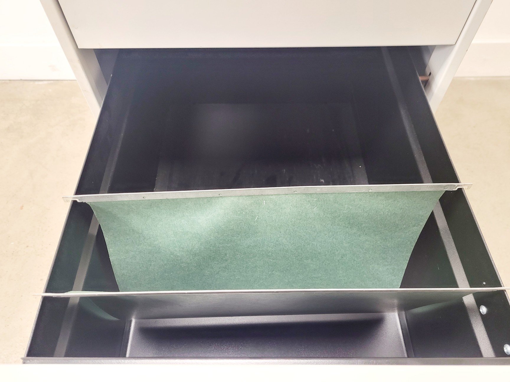 Image of Grey 4 Drawer Filing Cabinet