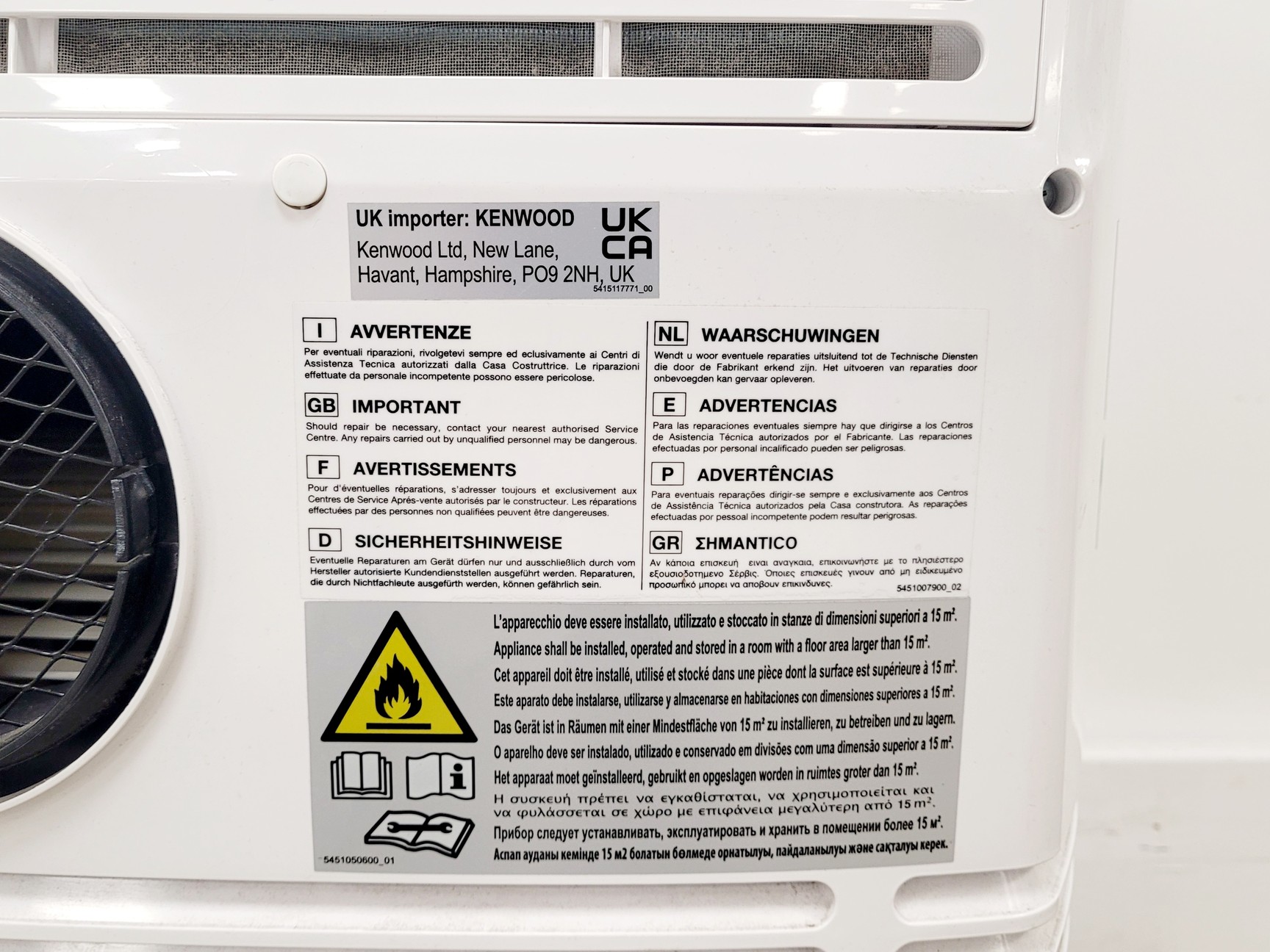Image of DeLonghi PAC EL98 ECOREAL FEEL 3kW Air Conditioning Unit