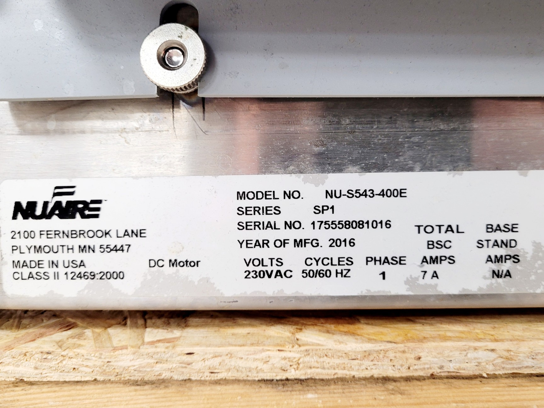 Image of Nuaire NU-S543-400E Labgard ES Class II Biological Safety Cabinet