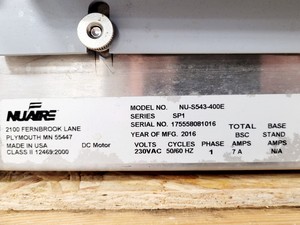 Thumbnail image of Nuaire NU-S543-400E Labgard ES Class II Biological Safety Cabinet