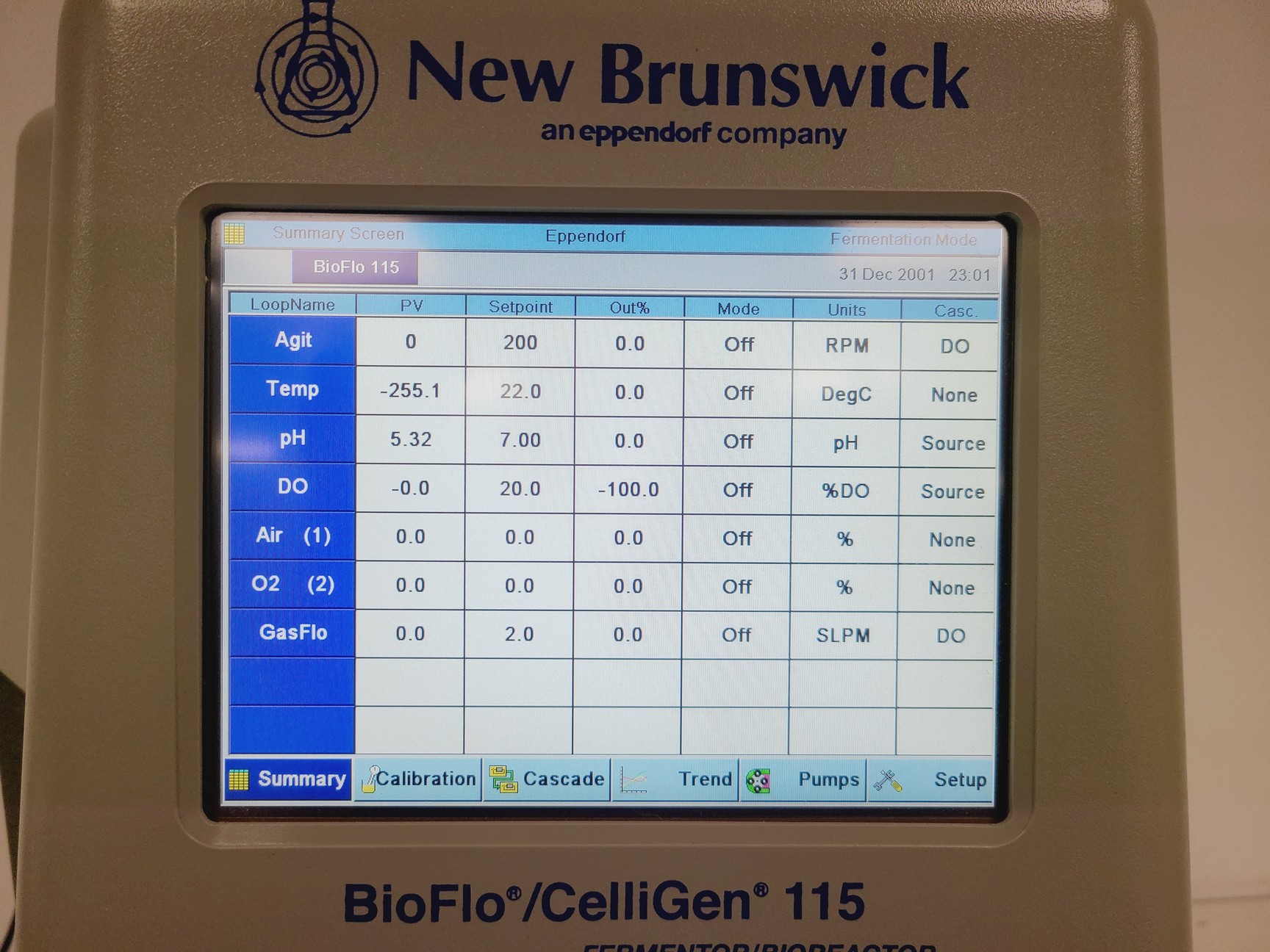 Image of New Brunswick BF115-3941102 BioFlo/CelliGen 115 Bioreactor W/ 14L Vessel 