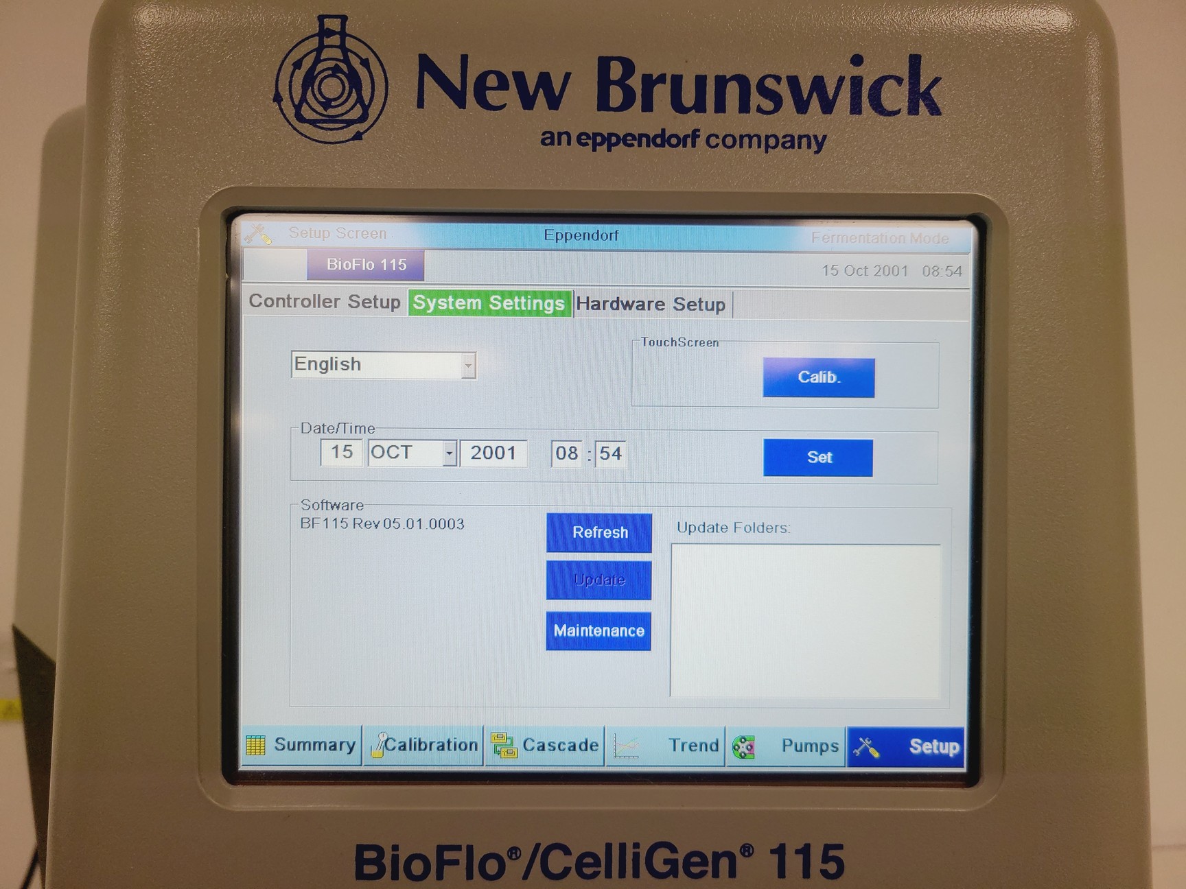 Image of New Brunswick BF115-3941102 BioFlo/CelliGen 115 Bioreactor W/ 14L Vessel 