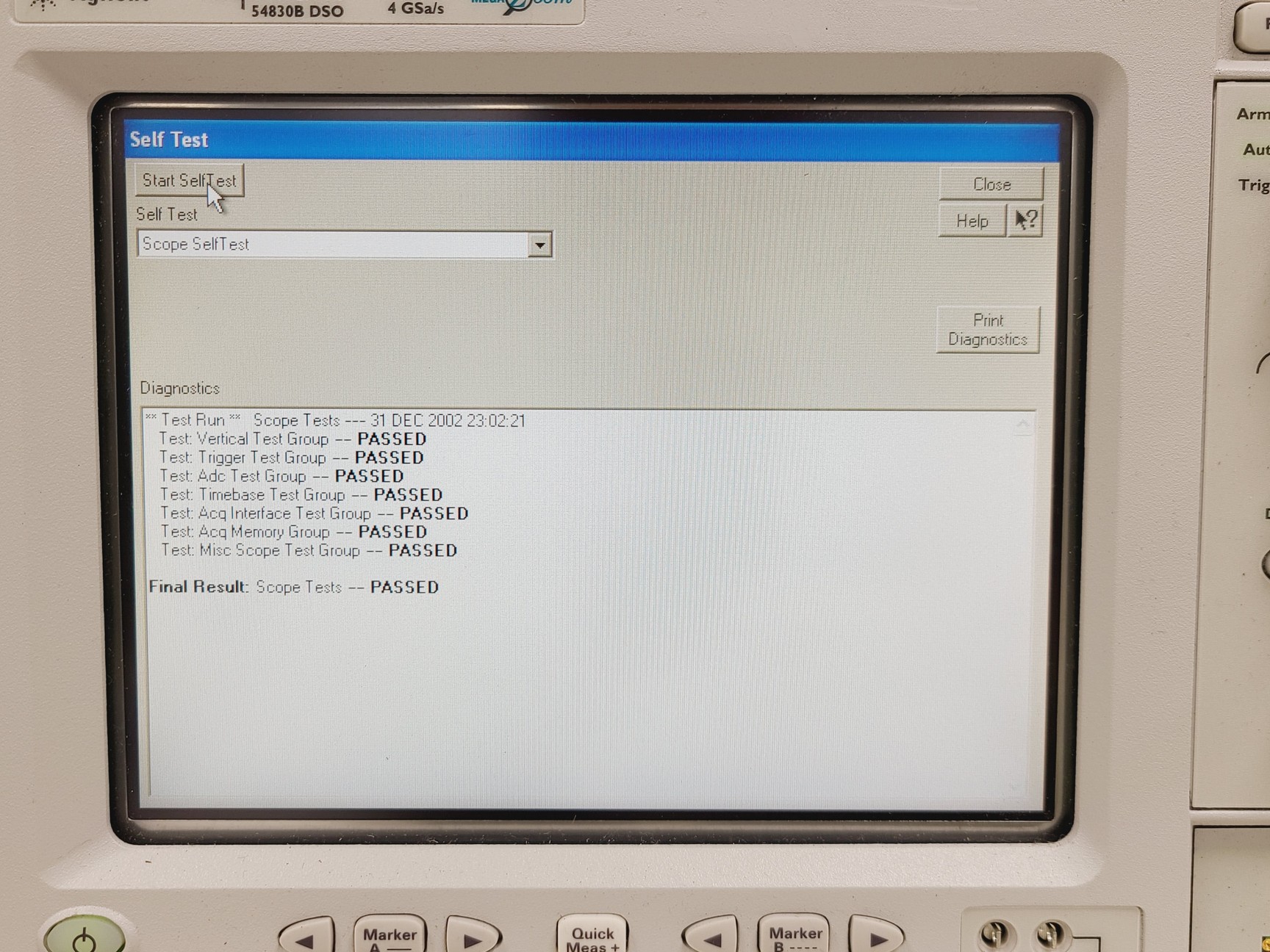 Image of Agilent Infiniium 54830B DSO Oscilloscope W/ 2 x Miniature Passive Probes