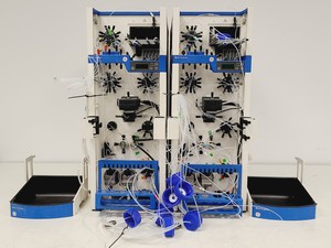Image of GE Healthcare ÄKTAxpress Twin Two Module System FPLC Chromatography Lab