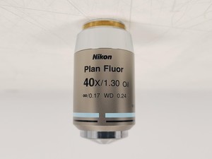 Thumbnail image of Nikon Plan Fluor 40x/1.30 Oil DIC N2 Objective