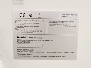 Thumbnail image of Nikon A1R Confocal System – A1-DUG and 2x A1-SHRB A1r Scanning Heads