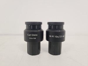 Thumbnail image of Pair of Carl Zeiss W-Pl 10x/23 Microscope Eyepieces