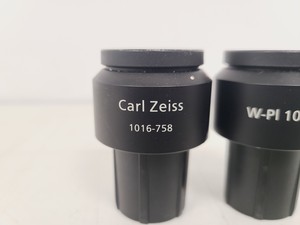 Thumbnail image of Pair of Carl Zeiss W-Pl 10x/23 Microscope Eyepieces