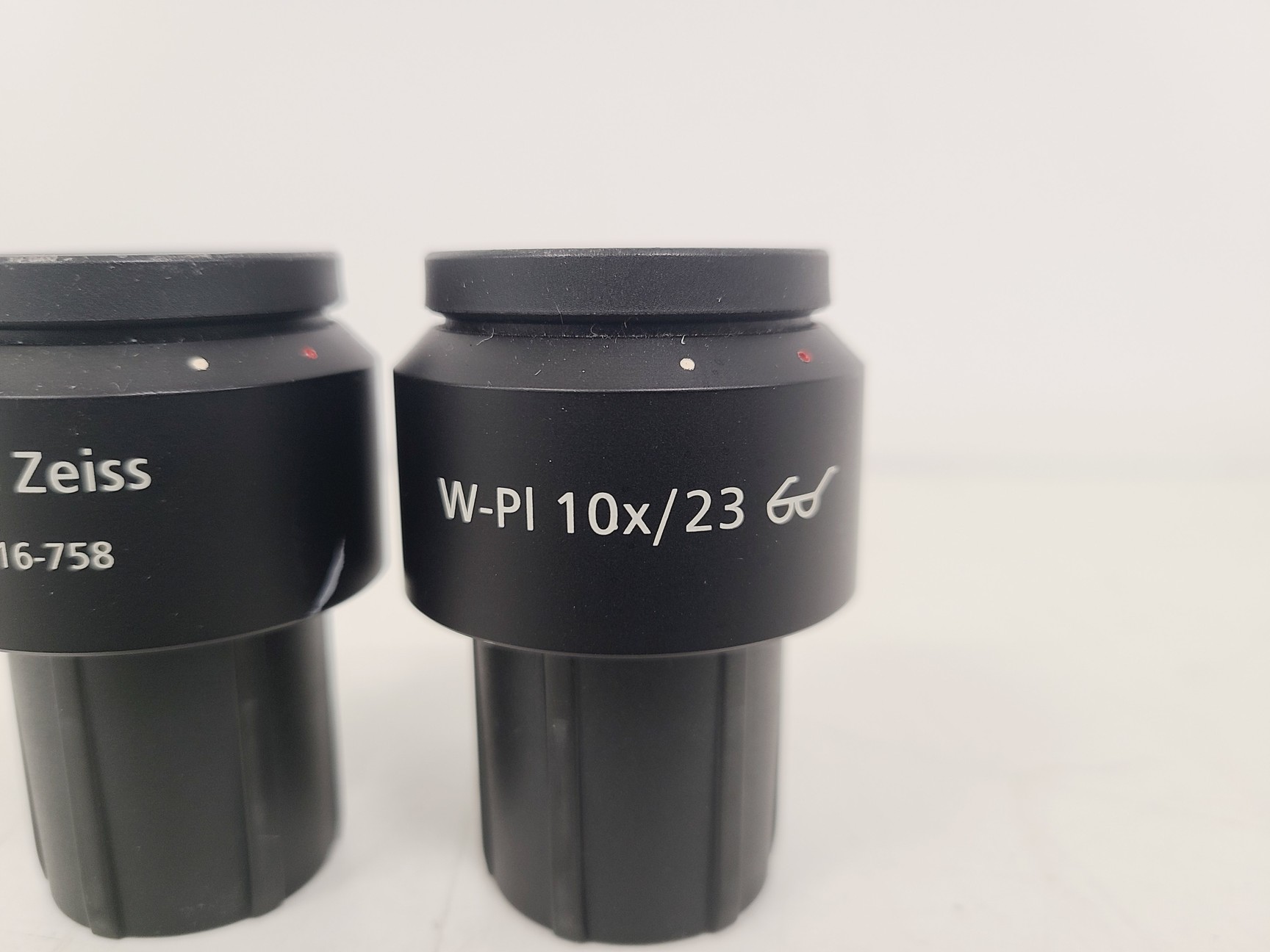Image of Pair of Carl Zeiss W-Pl 10x/23 Microscope Eyepieces