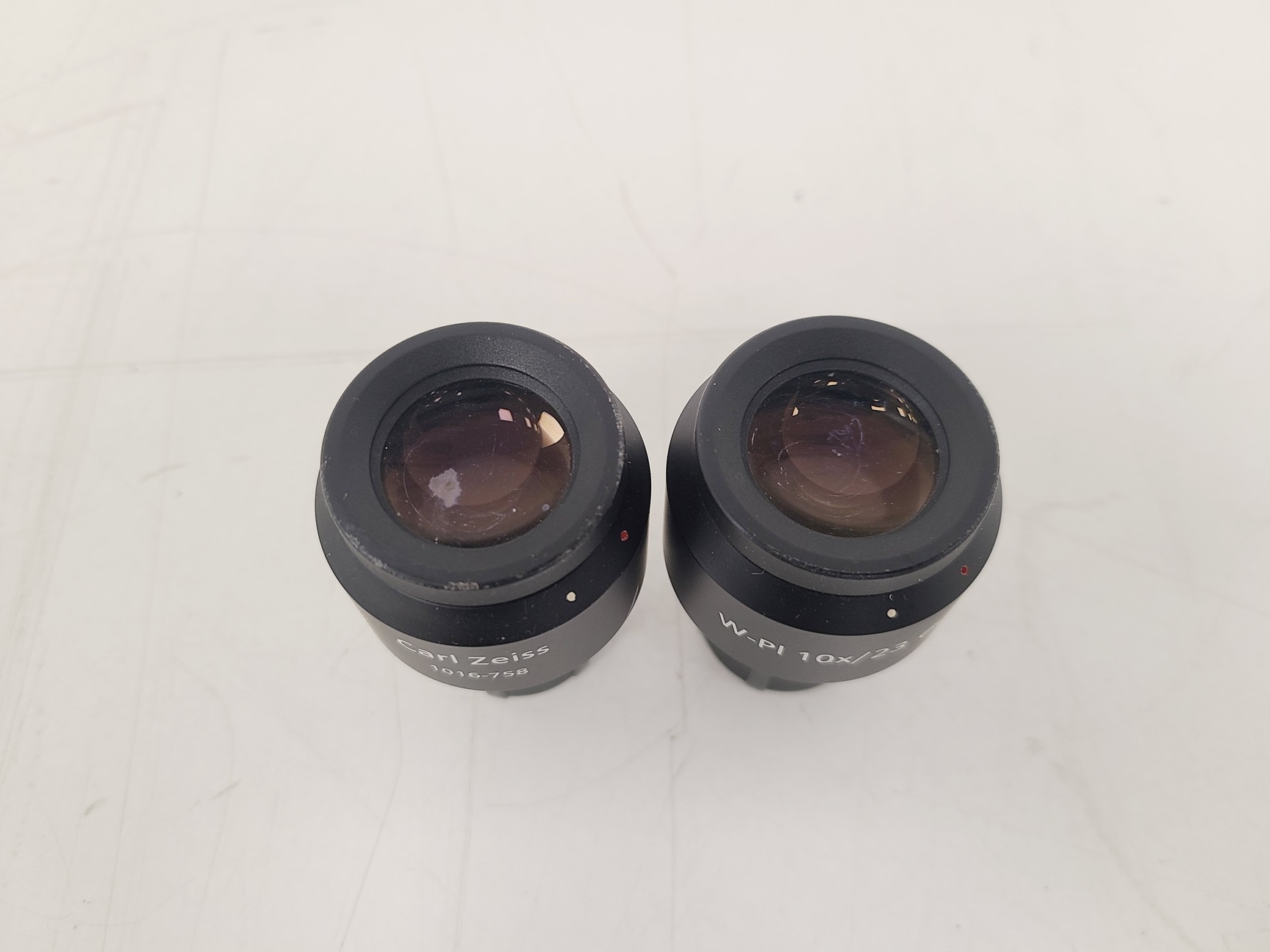 Image of Pair of Carl Zeiss W-Pl 10x/23 Microscope Eyepieces