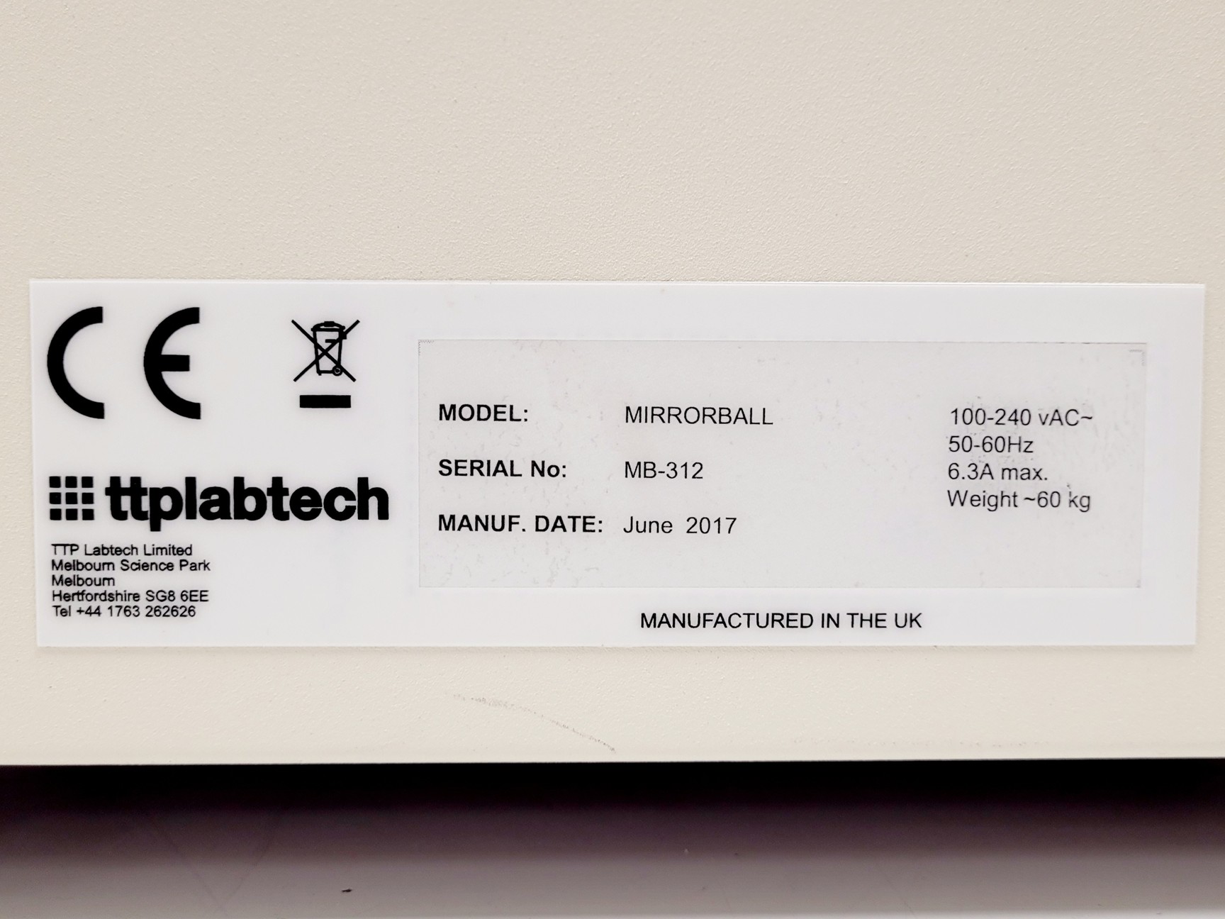 Image of ttplabtech MirrorBall Plate-Based Fluorescence & Microplate Cytometer for HTS