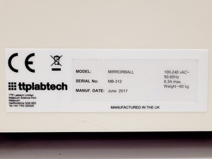 Thumbnail image of ttplabtech MirrorBall Plate-Based Fluorescence & Microplate Cytometer for HTS
