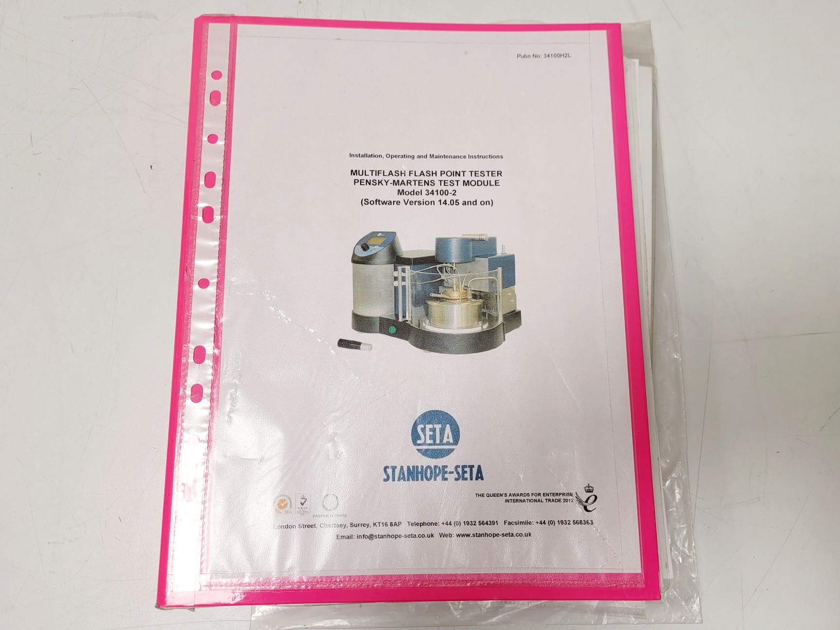Image of Stanhope-Seta SETA Multiflash Flash Point Tester Pensky-Martens Test Module