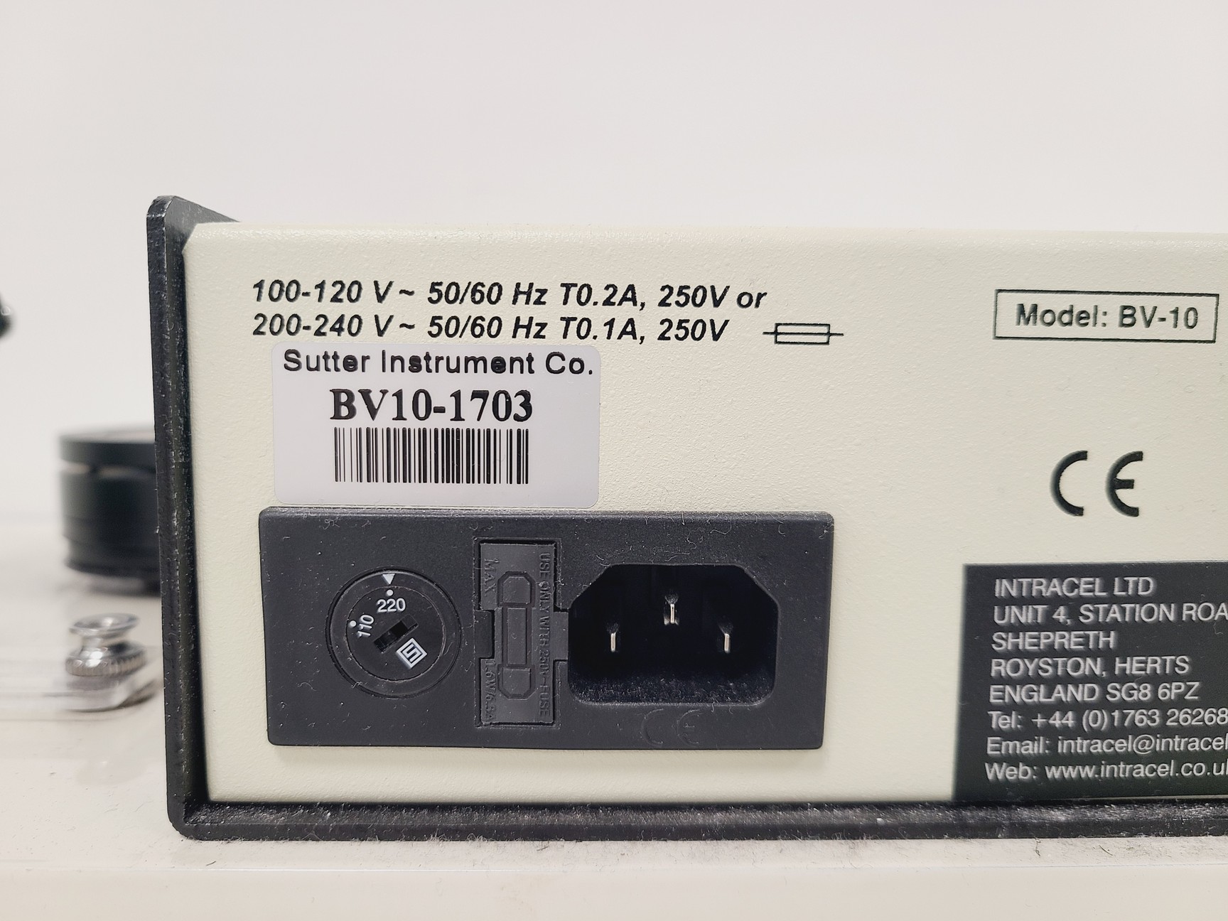 Image of Shutter Instrument BV-10 Micropipette Beveller w/ BV-10M Impedance Meter