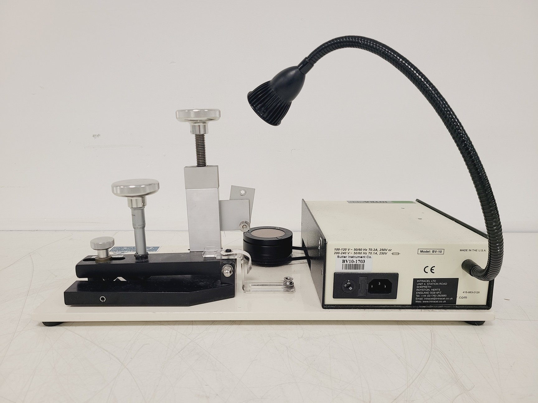 Image of Shutter Instrument BV-10 Micropipette Beveller w/ BV-10M Impedance Meter