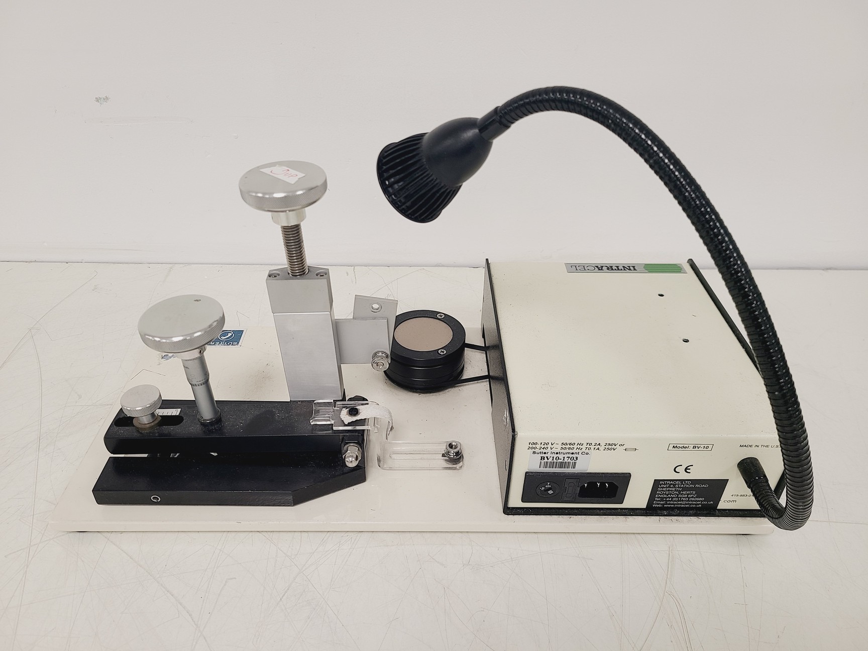 Image of Shutter Instrument BV-10 Micropipette Beveller w/ BV-10M Impedance Meter