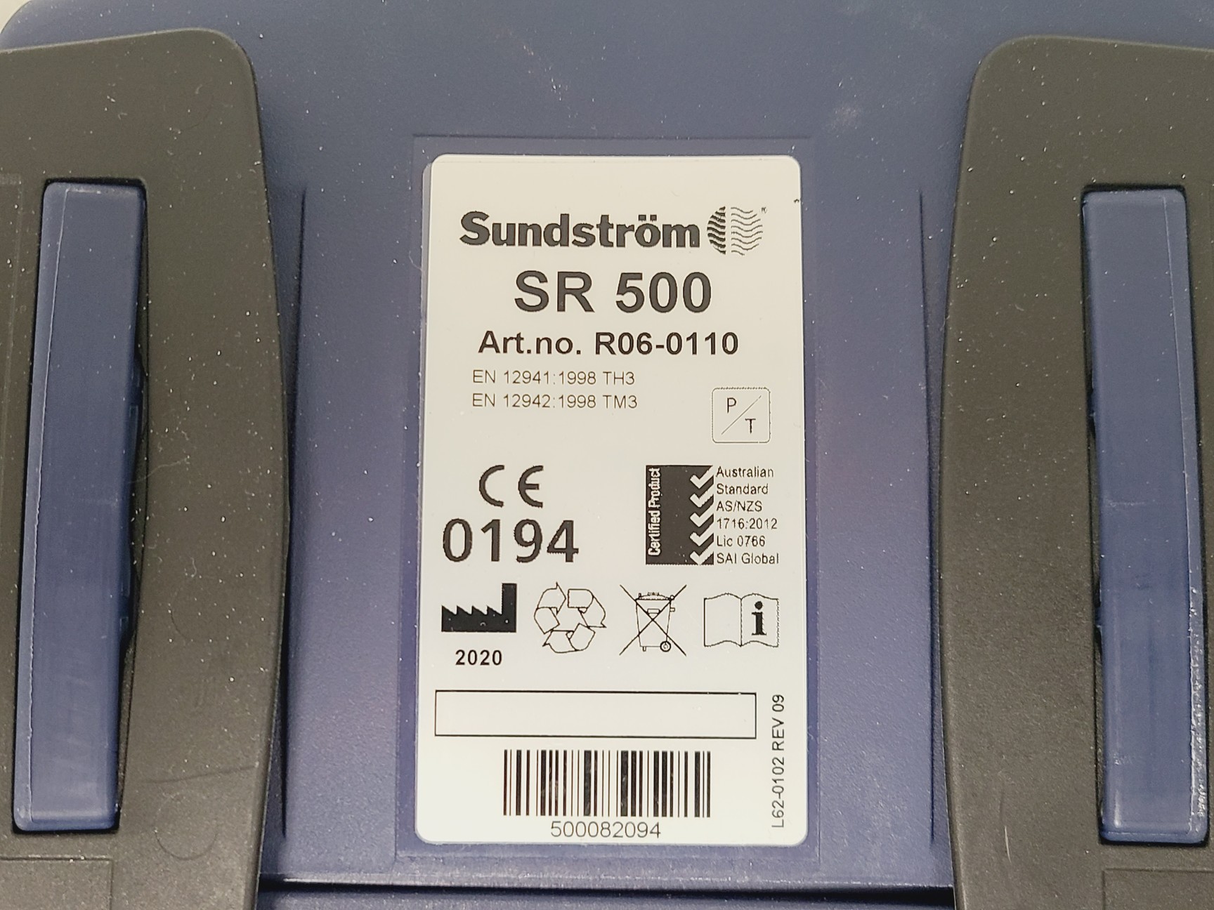 Image of Sundström SR 530 Hood TH3 w/ SR500 Powered Air Unit Respirator System 