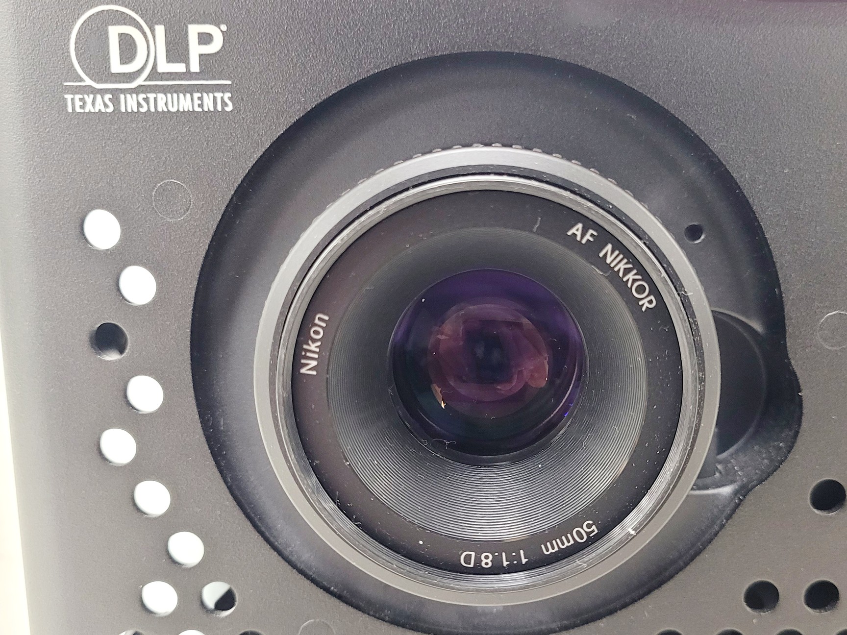 Image of Logic DLP LightCommander w/ Nikon AF Nikkor 50mm 1.8D F Mount Lens