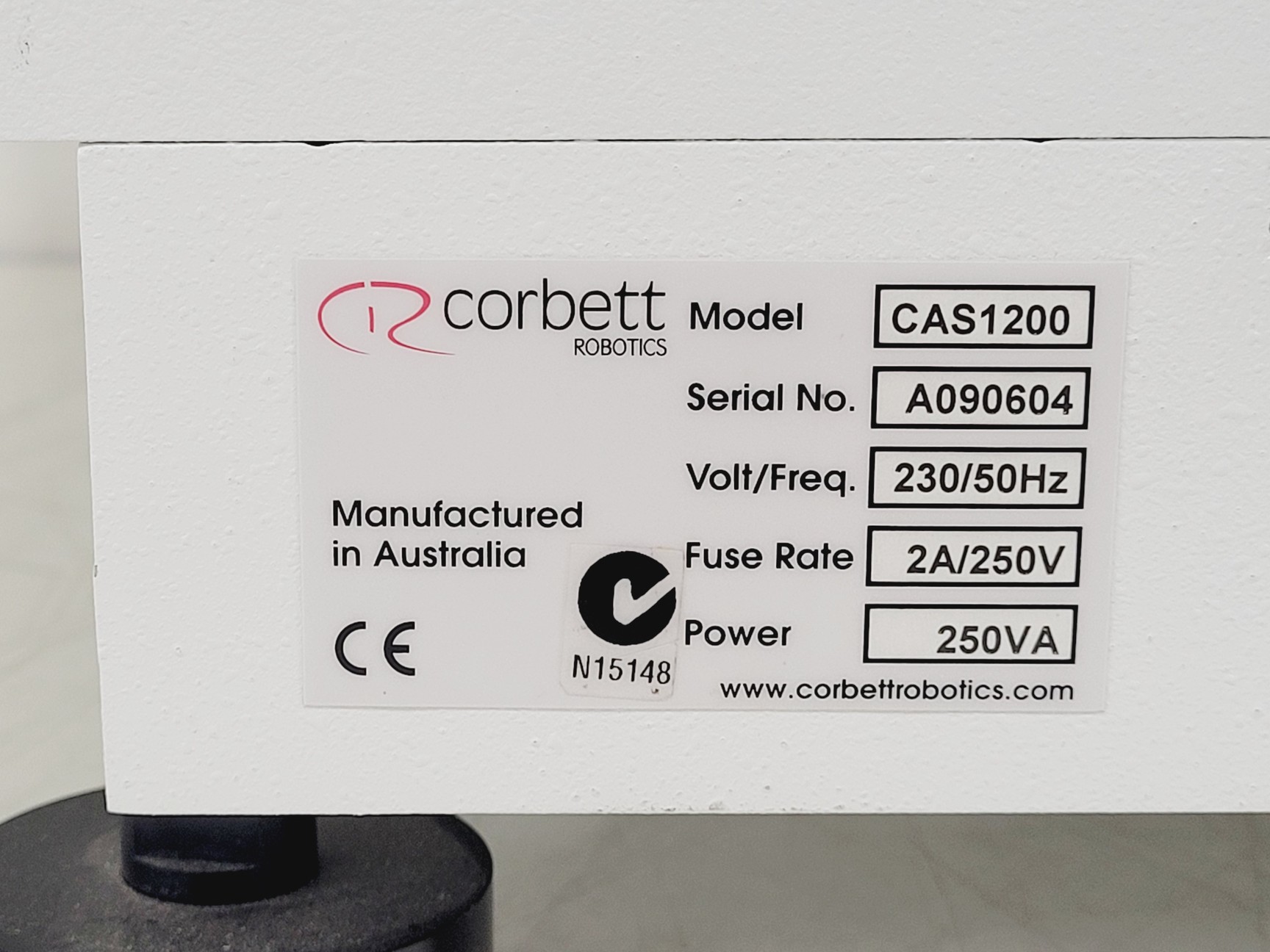 Image of Corbett Robotics CAS1200 Automated PCR system Lab