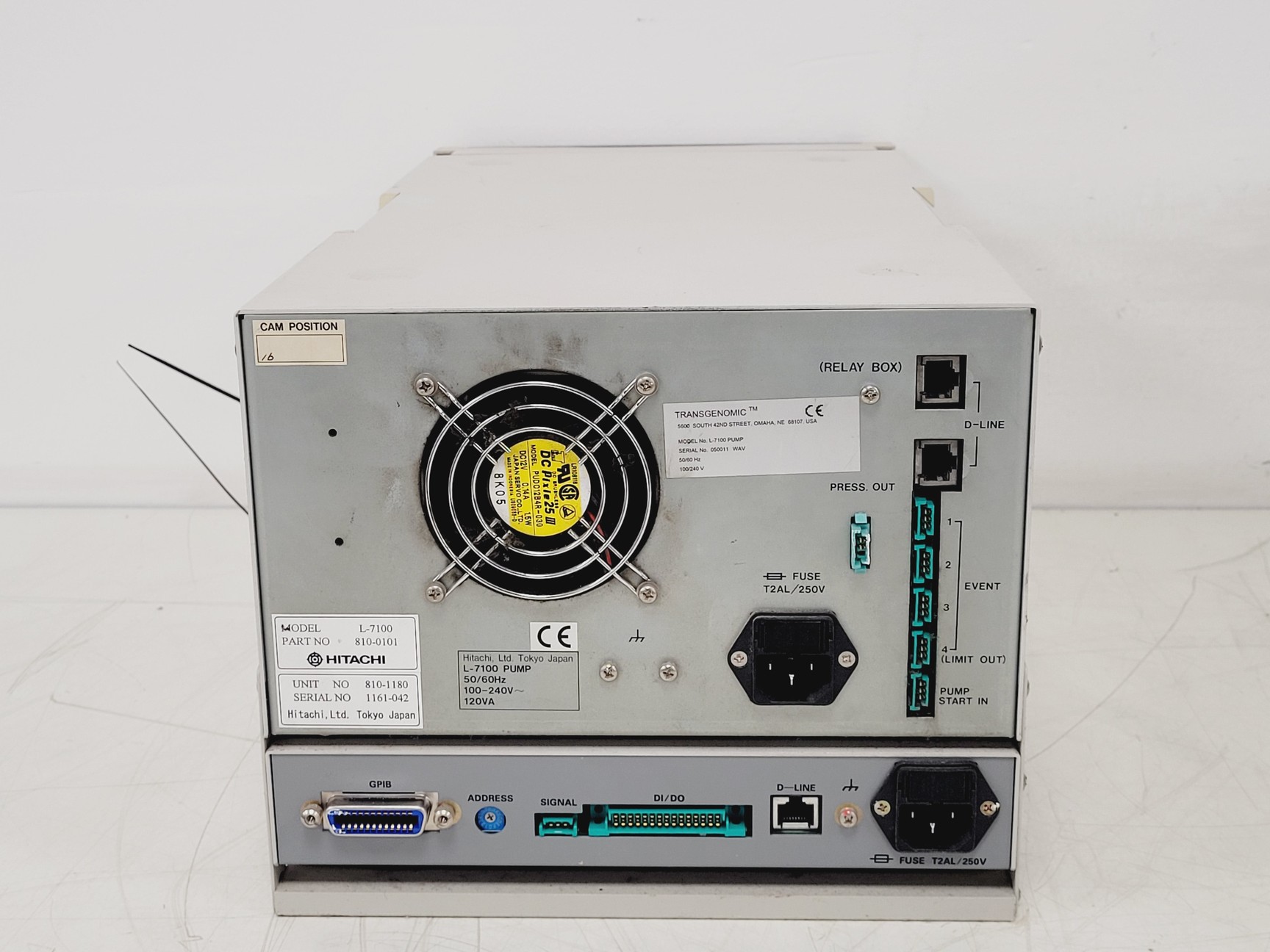 Image of Transgenomic Inc. Hitachi L-7250 HPLC System w/ L-7100 & PCR7250T Peltier Rack