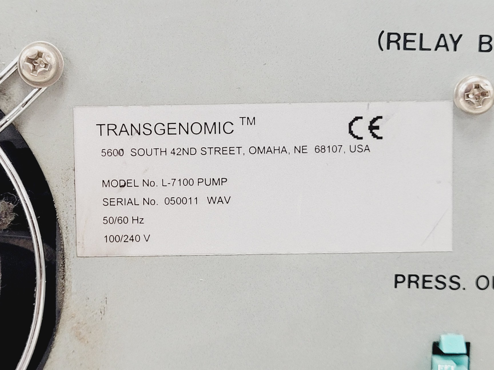 Image of Transgenomic Inc. Hitachi L-7250 HPLC System w/ L-7100 & PCR7250T Peltier Rack