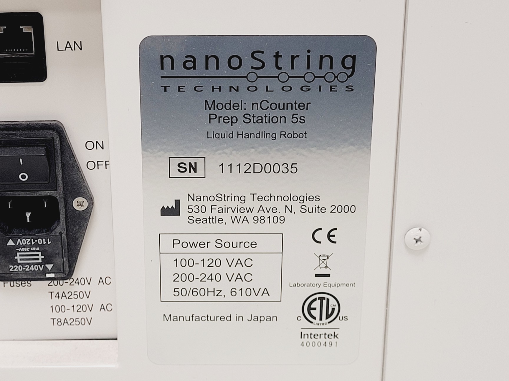 Image of NanoString Technologies nCounter Digital Analyser 5s w/ Prep Counter 5s