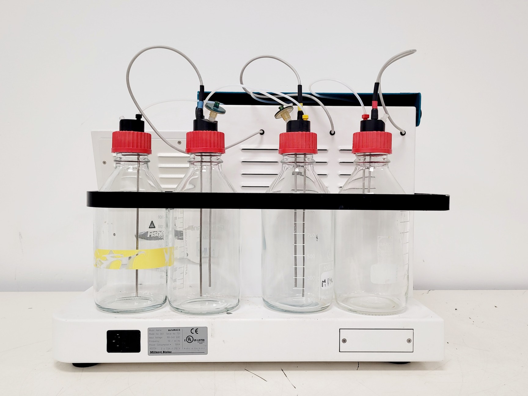 Image of Miltenyi Biotec autoMACS Cell Separator Model 003 with 4 x 1000mL Bottles Lab