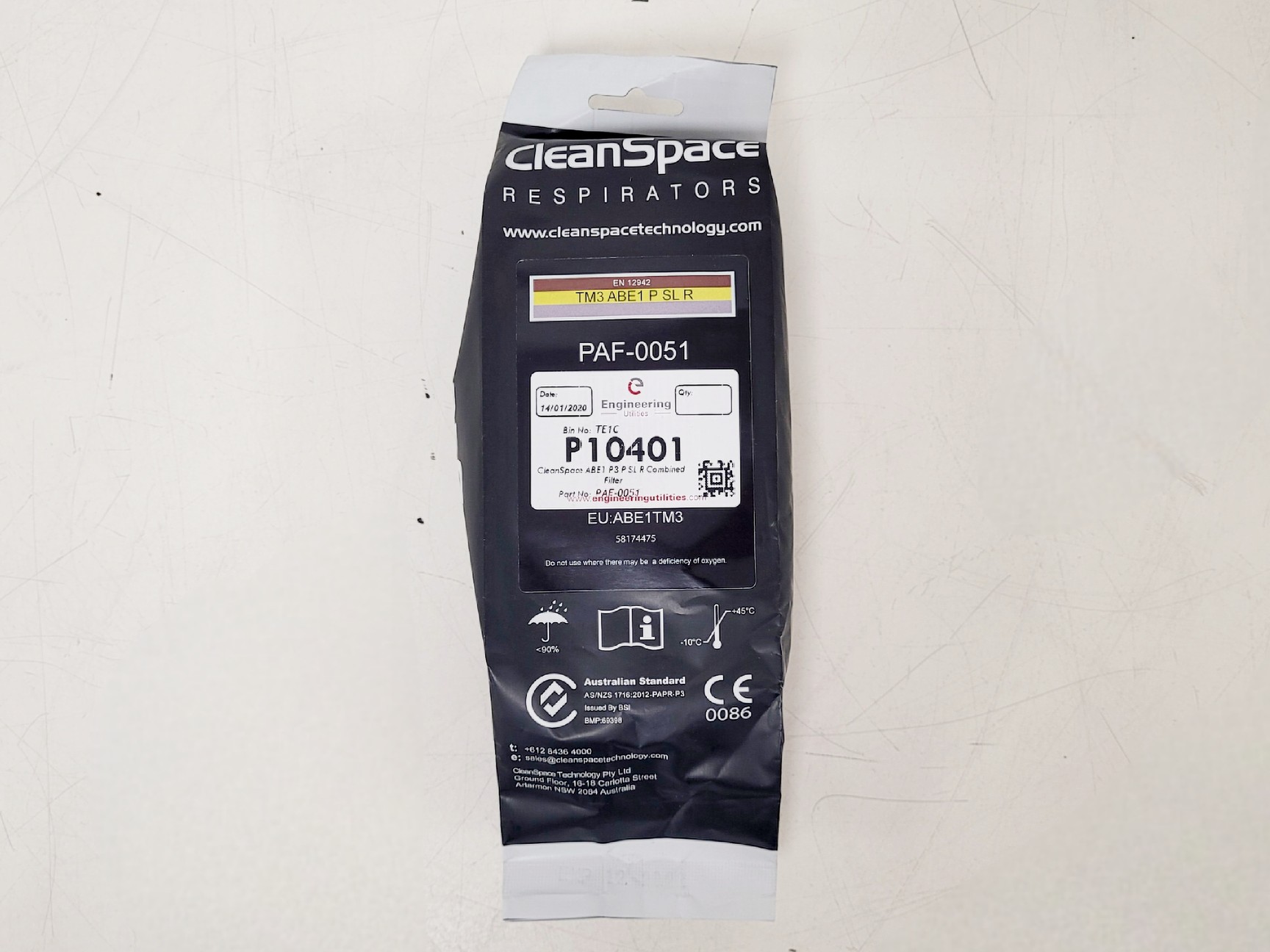 Image of CleanSpace Respirators CleanSpace2 PAF-0034 w/ 2x PAF-1010, PAF-0051 & PAF-0038 