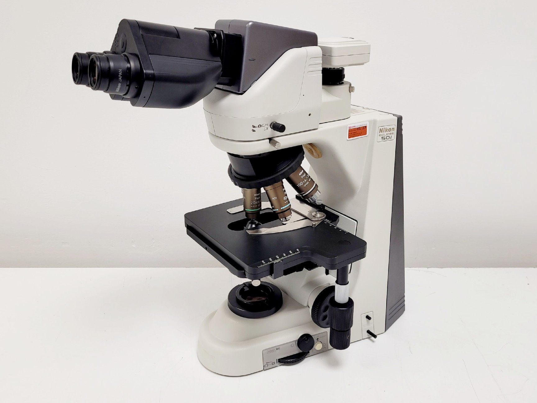 Image of Nikon Eclipse 50i Microscope w/ DS-U1 Digital Sight & 5 Objectives Lab