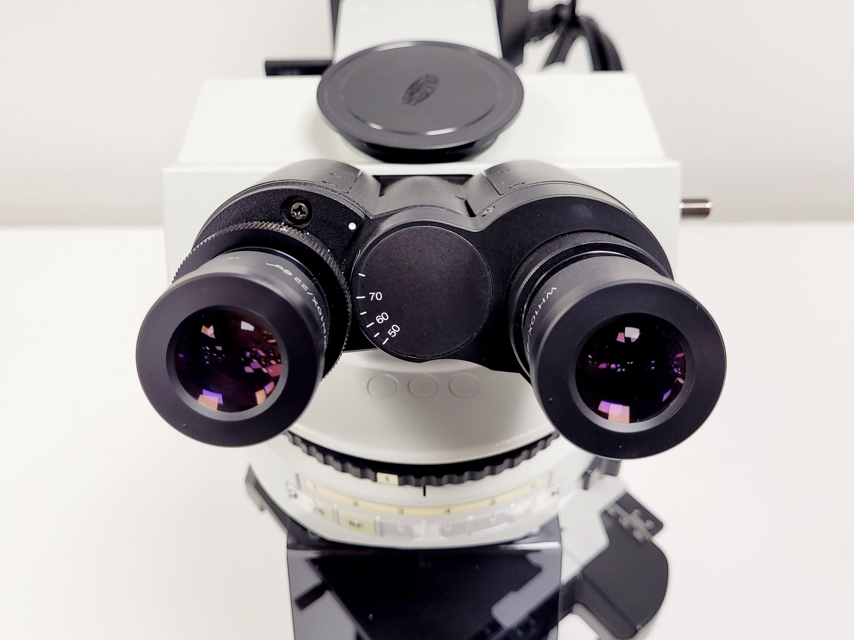 Image of Olympus BX51 TF Microscope w/ 3 Objectives 20x/40x/100x & Cover
